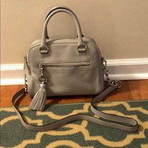 Michael Kors Gray Knox Tassel CrossBody Bag